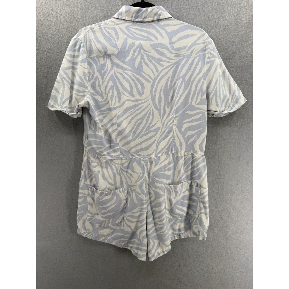 Billabong Heads‎ Up Romper Womens L Blue Resort Coastal Vacation Utility Safari - Picture 5 of 14